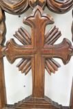Antique 1800s French Prie Dieu Prayer Chair