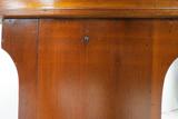 Antique English Child's Primary School Lift Top Desk With Ink Well