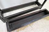 Antique Primitive English Stick Stand or Umbrella Stand With Drip Pan