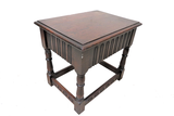 antique chairside table