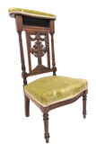 antique prayer chair